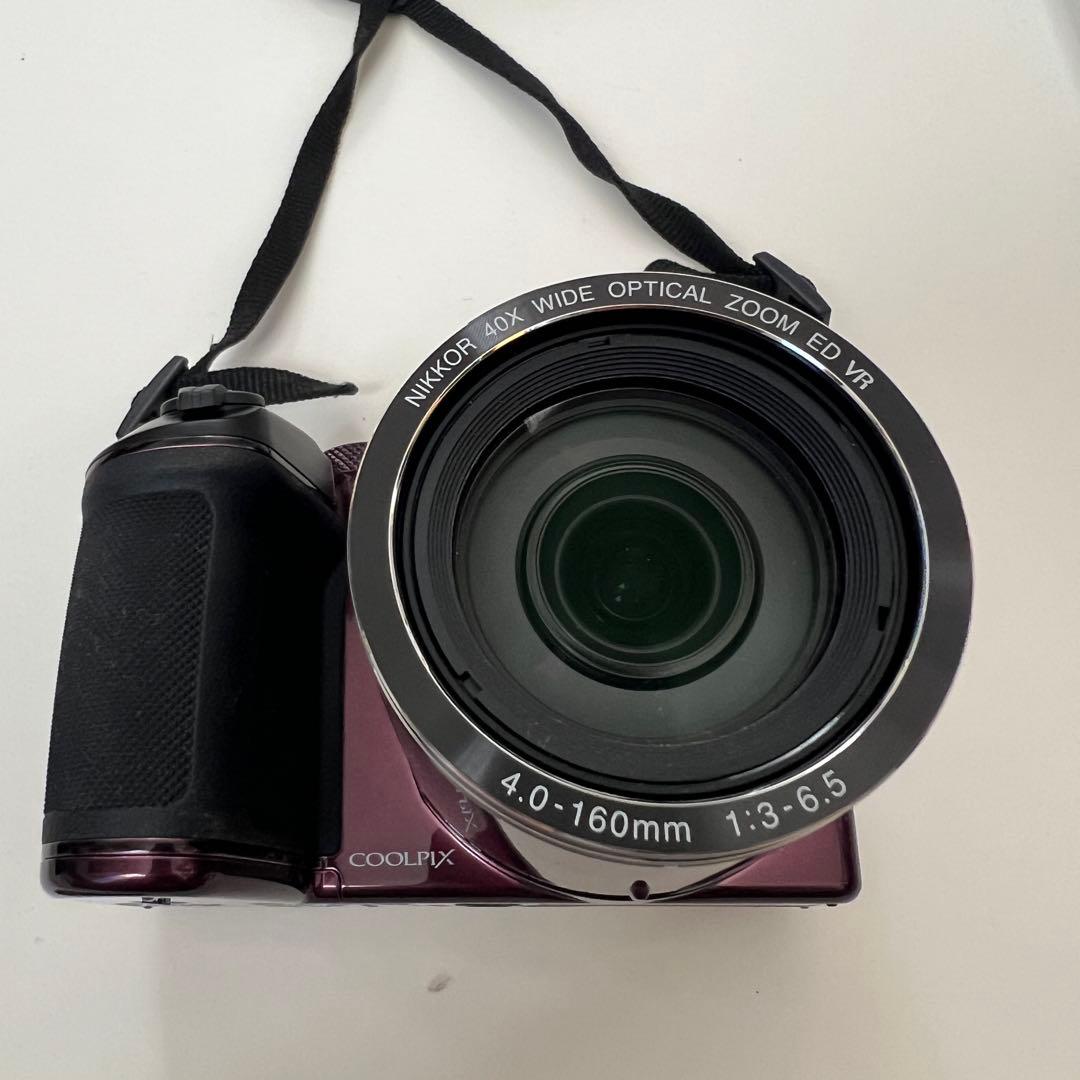 Nikon COOLPIX B500 紫 ストラップ ケース付き