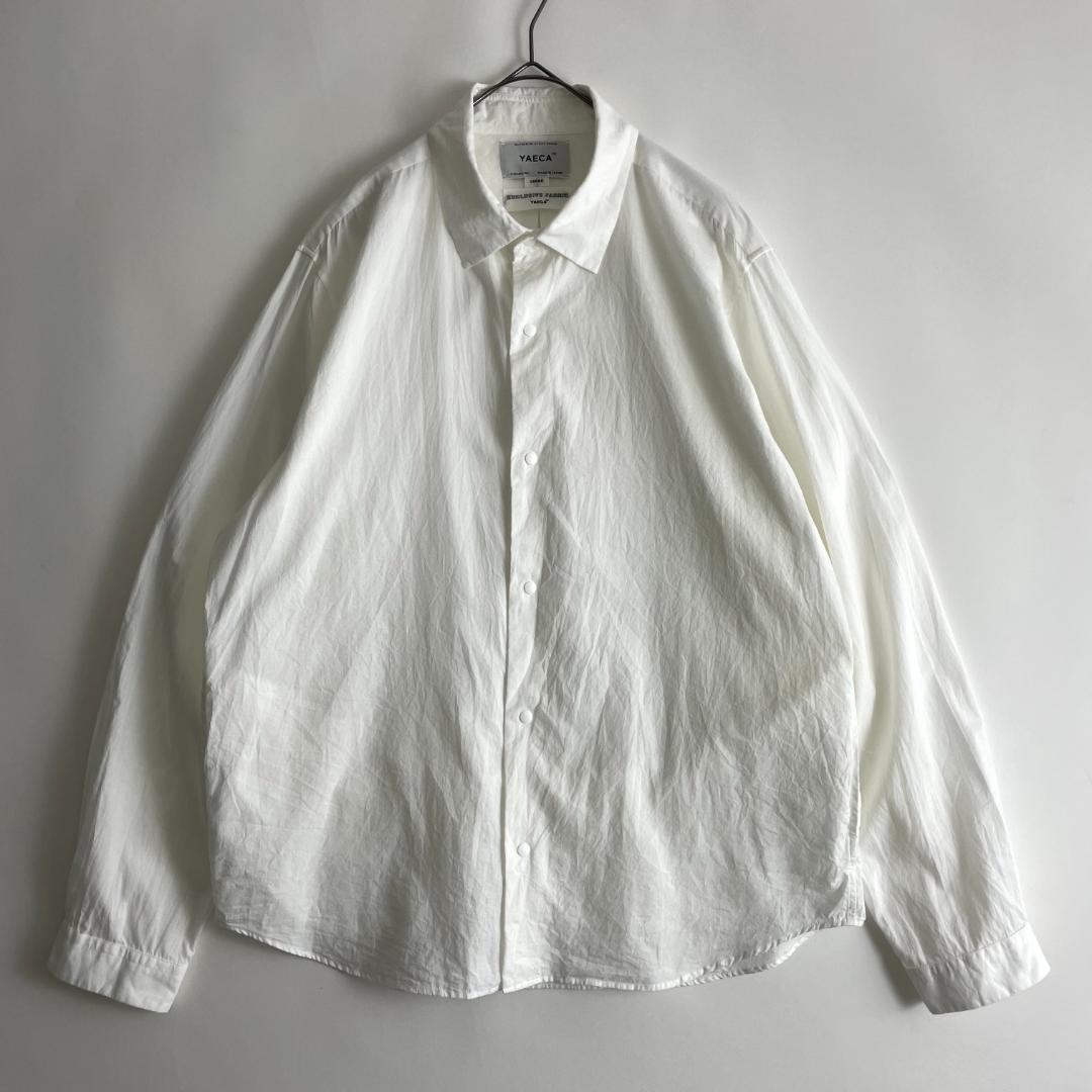 YAECA (J) 大きめ コンフォートシャツ M ワイド ビッグ 白無地