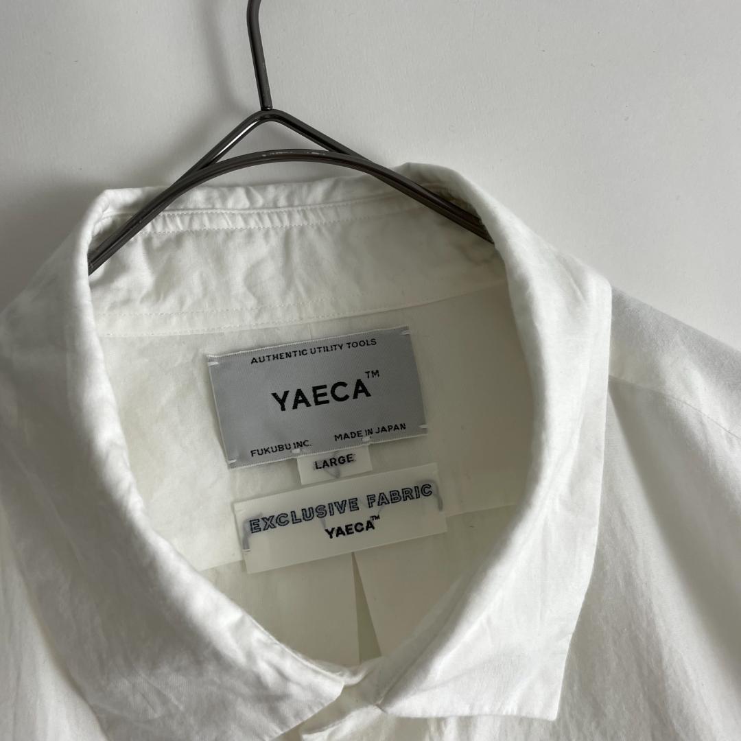 YAECA (J) 大きめ コンフォートシャツ M ワイド ビッグ 白無地