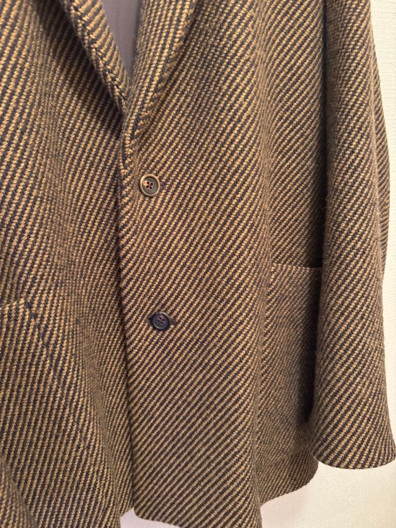 Phlannèl Wool Roving Twill Short Coat