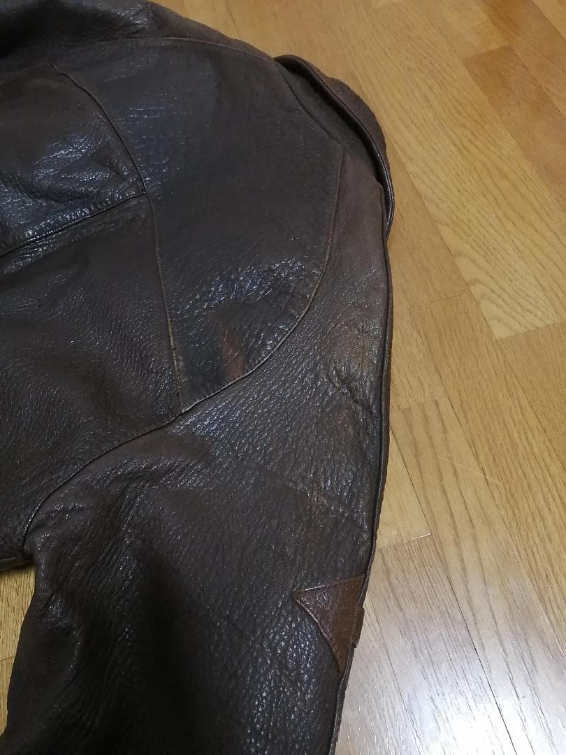 ぜん　KADOYA カドヤ MACEES レザージャケット　Lサイズ