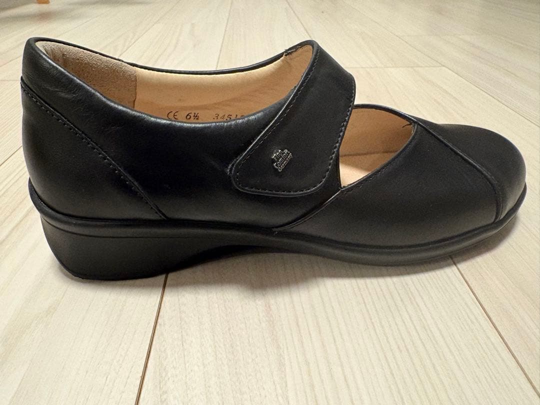 Finn Comfort フィンコンフォート パンプス 25cmブラックレザー