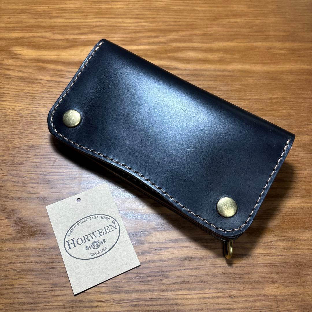 ひろひー　ロングウォレット 3層タイプ　カードポケット4つ　糸ベージュ