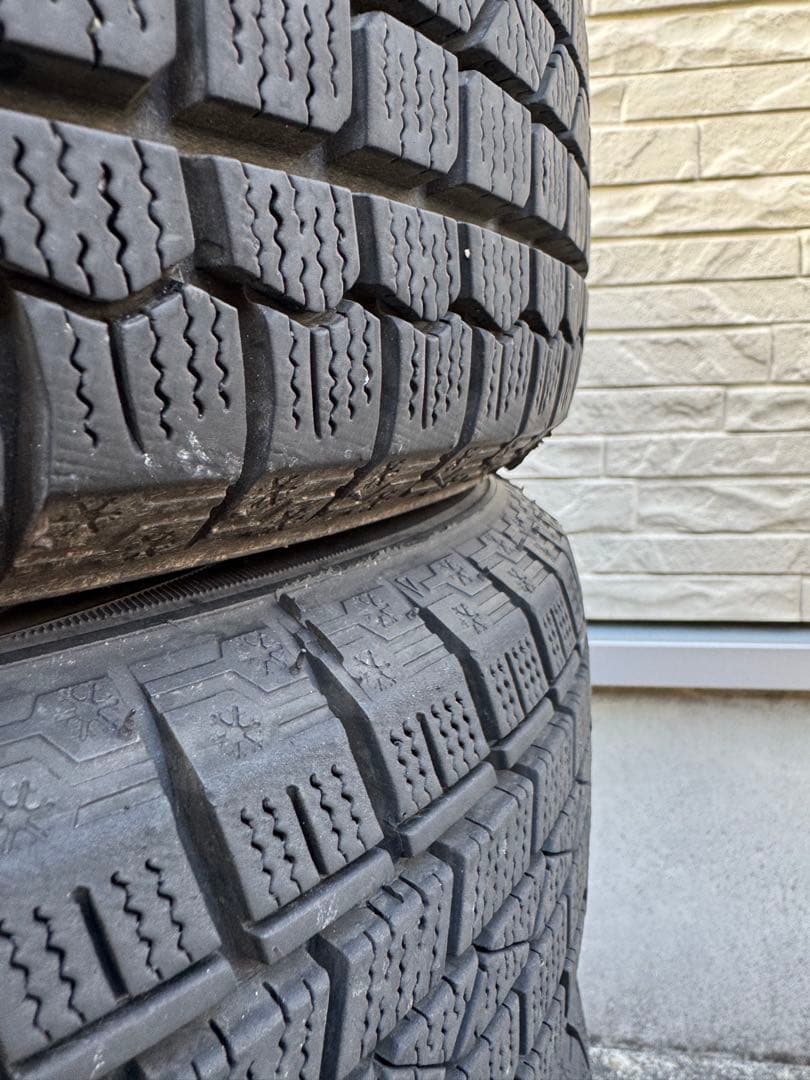 155-65-14アルミホイール付きスタッドレスタイヤ4本セット