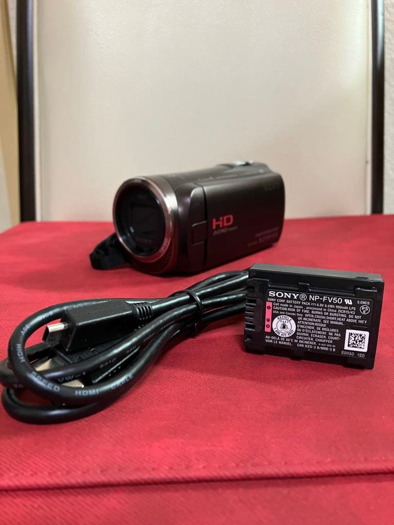 【動作品】SONY　HDR-CX480 デジタルビデオカメラ チャージャー付属