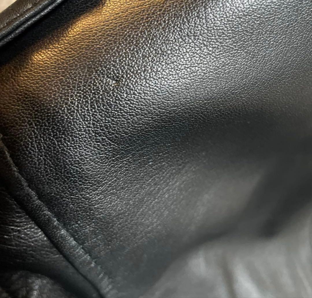 ZARA リアルレザー　本革　ライダースジャケット