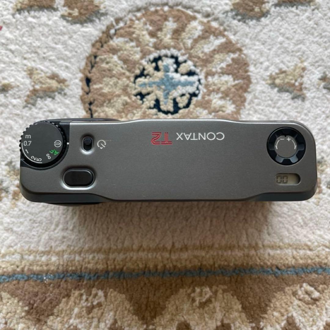 【動作品】CONTAX コンタックス　Ｔ２　フィルムカメラ