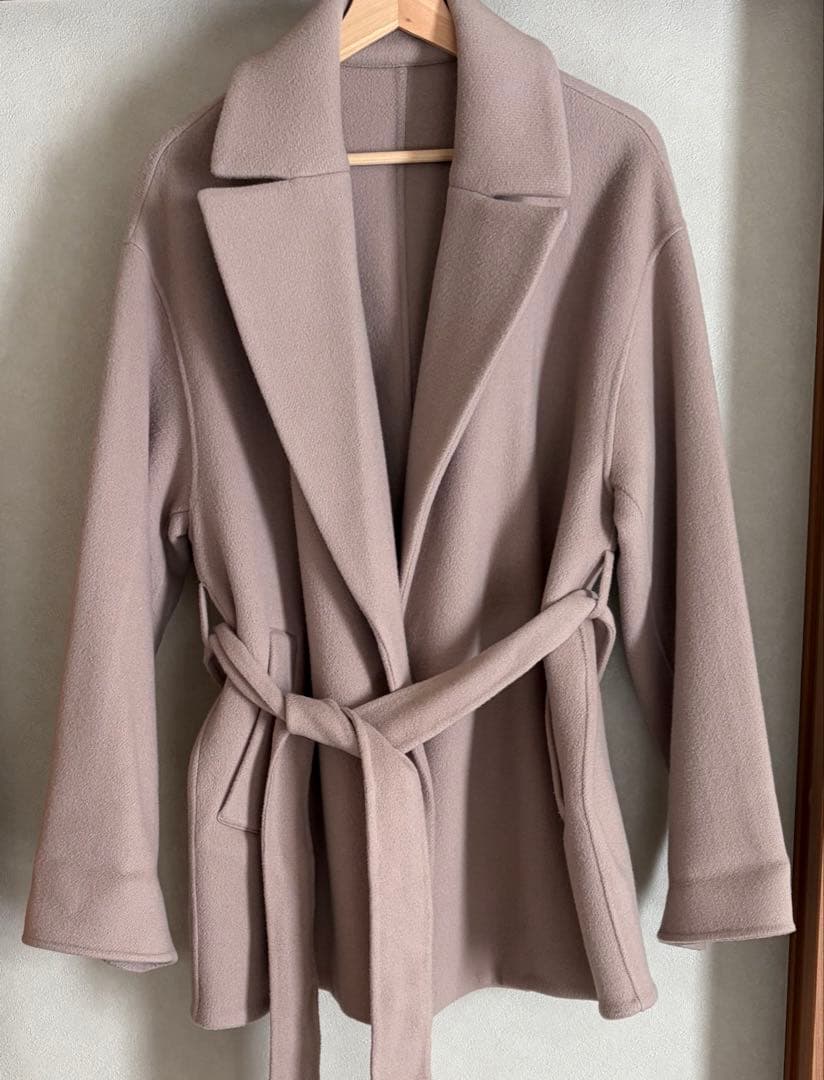 Arpege story リバーコート キャメル M ミドル丈