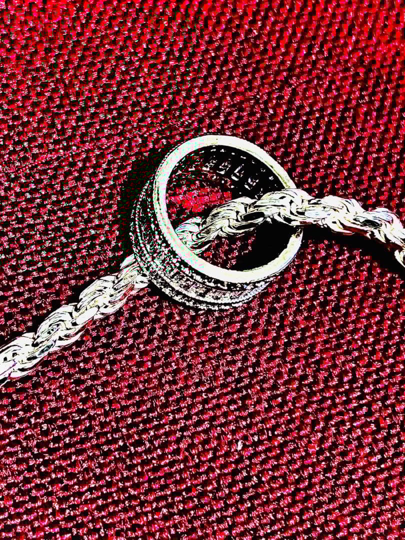 ハワイアンジュエリー✨フレンチロープチェーン＆avalanche系czダイヤ美品