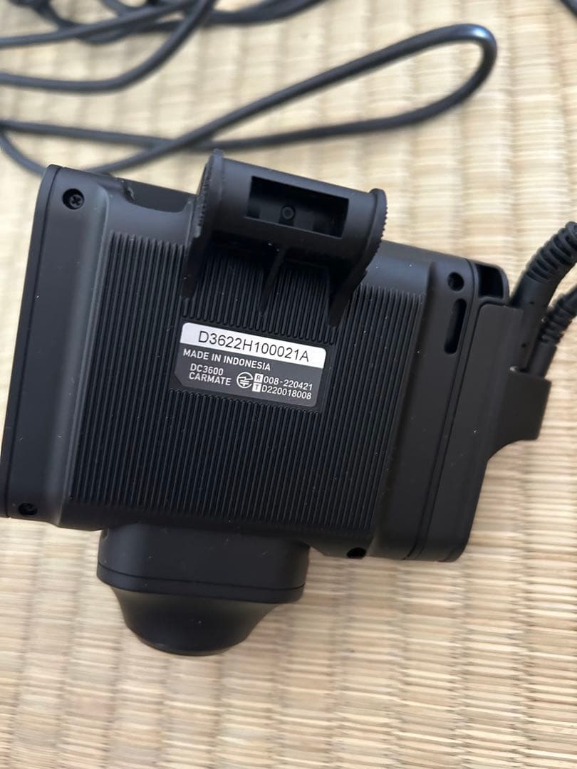 【大特価ドラレコ】カーメイト DC3600R 前後カメラ