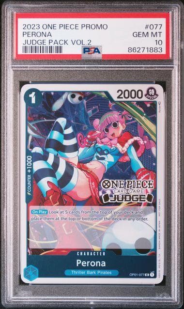 PSA10 海外限定プロモ 初期 ペローナ ジャッジパック