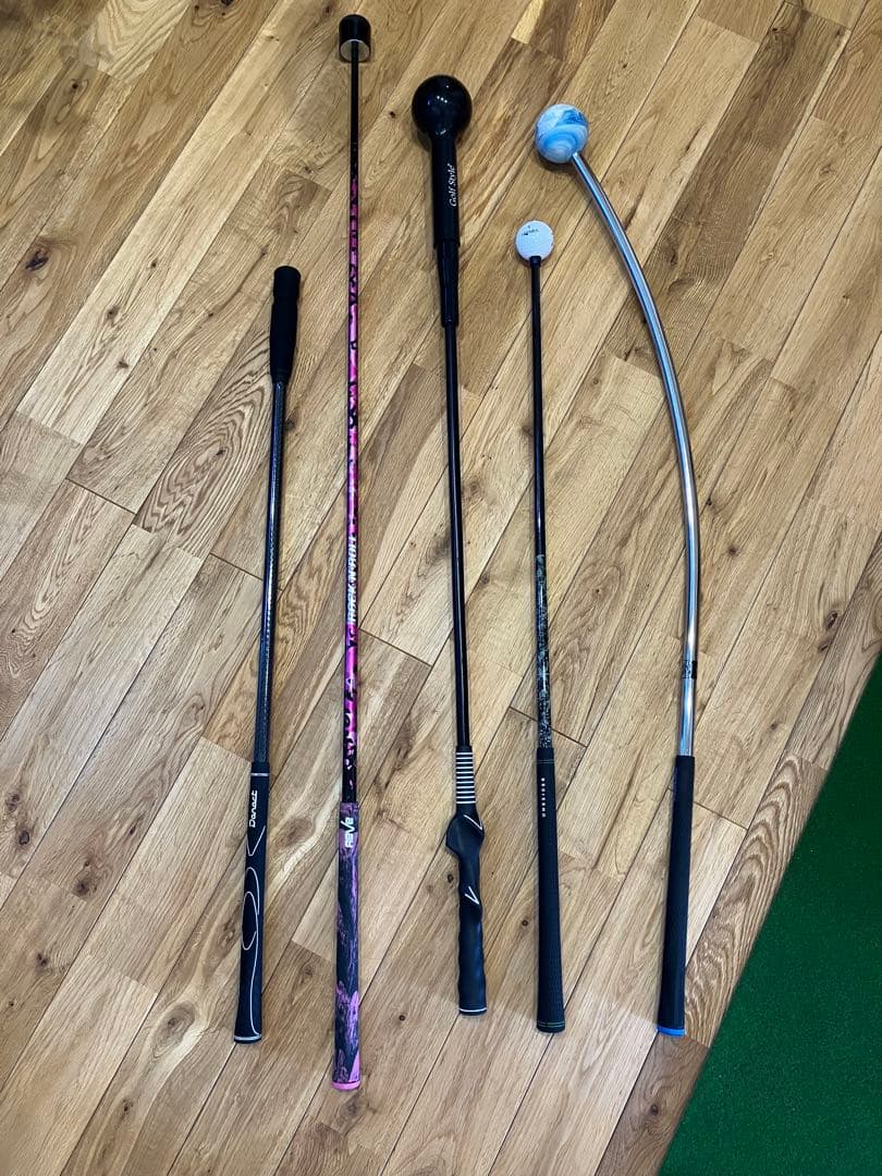 格安です！ゴルフスイング練習器具まとめ売り　Donact、フレループなど