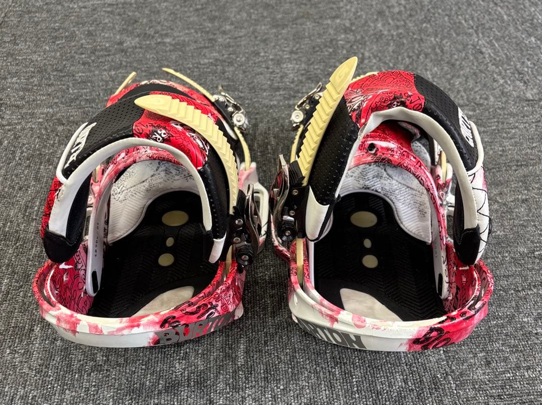 BURTON CARTEL EST バートン ビンディング Lサイズ 赤/白