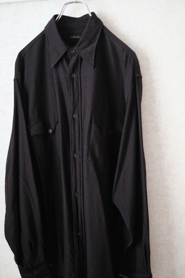 COMOLI 【3】ウールモールスキン ワークシャツ
