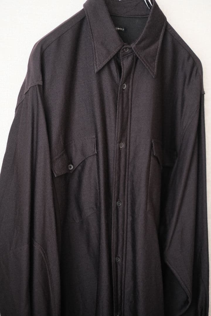 COMOLI 【3】ウールモールスキン ワークシャツ