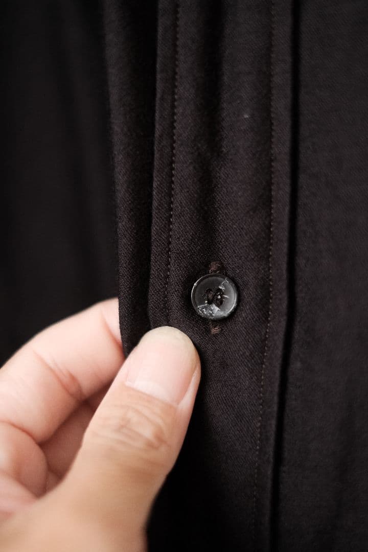 COMOLI 【3】ウールモールスキン ワークシャツ