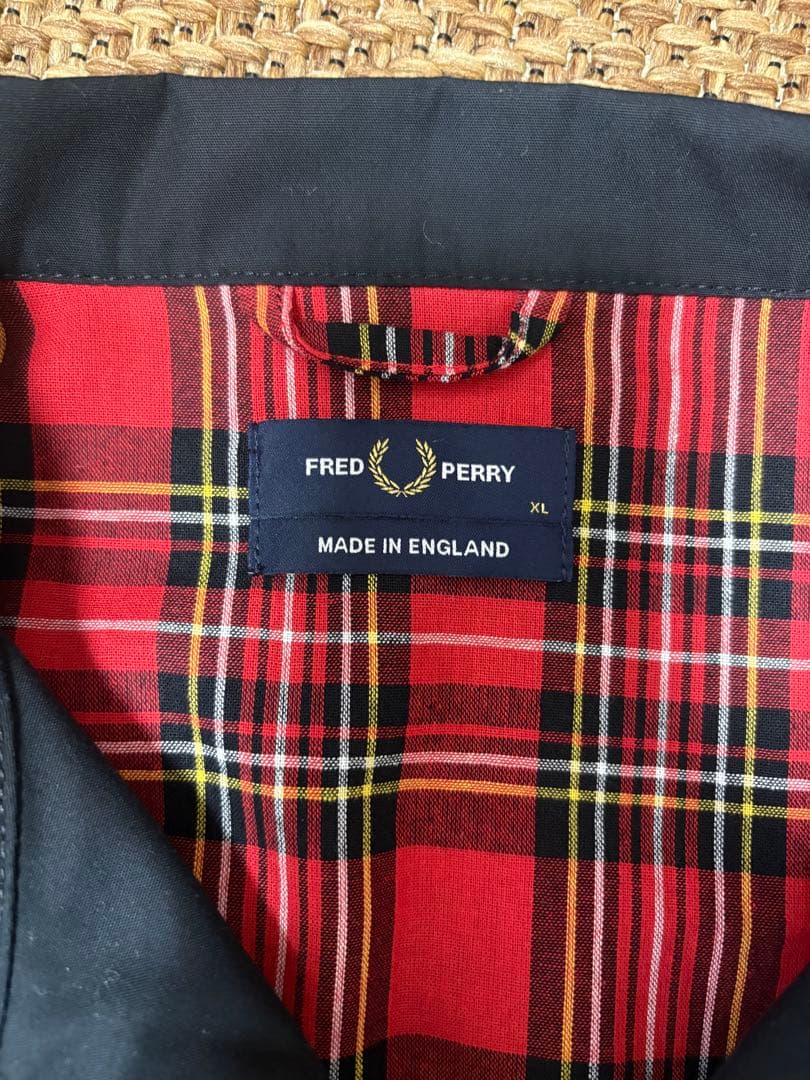 FRED PERRY ブラック ジャケット XL