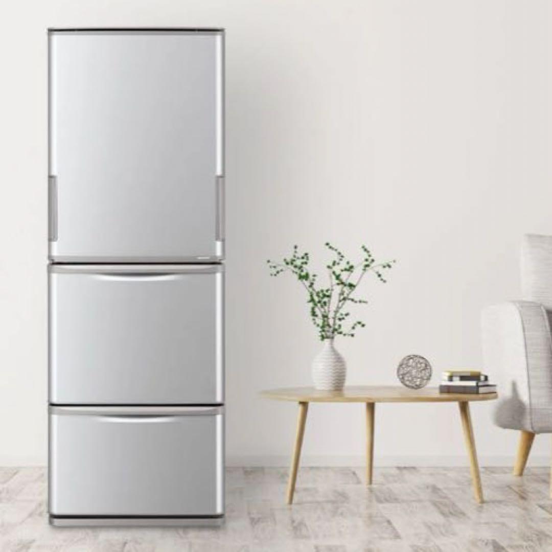 V*m様 どっちもドア★SHARP 3ドア冷蔵庫 SJ-W352E-S