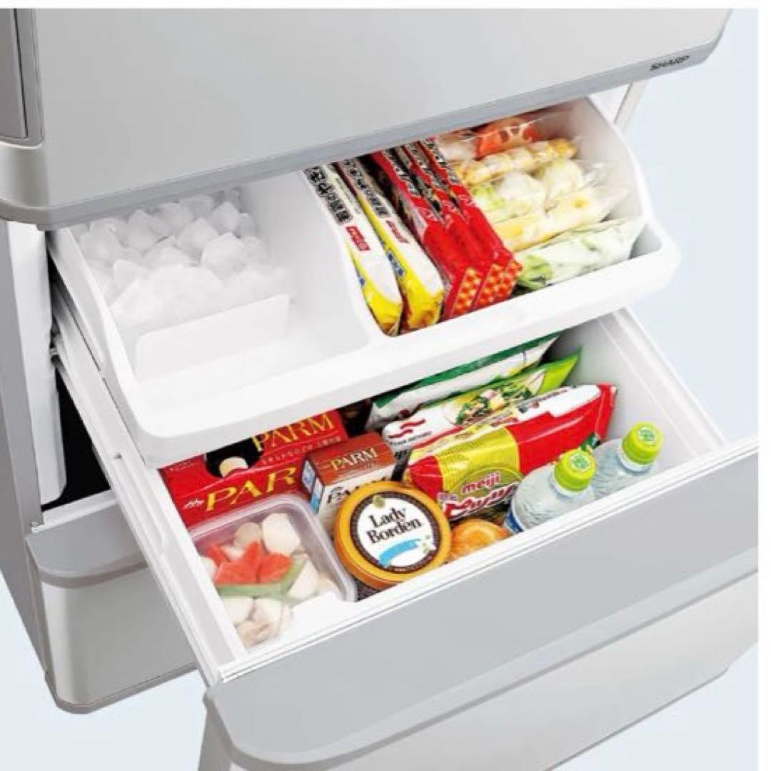 V*m様 どっちもドア★SHARP 3ドア冷蔵庫 SJ-W352E-S