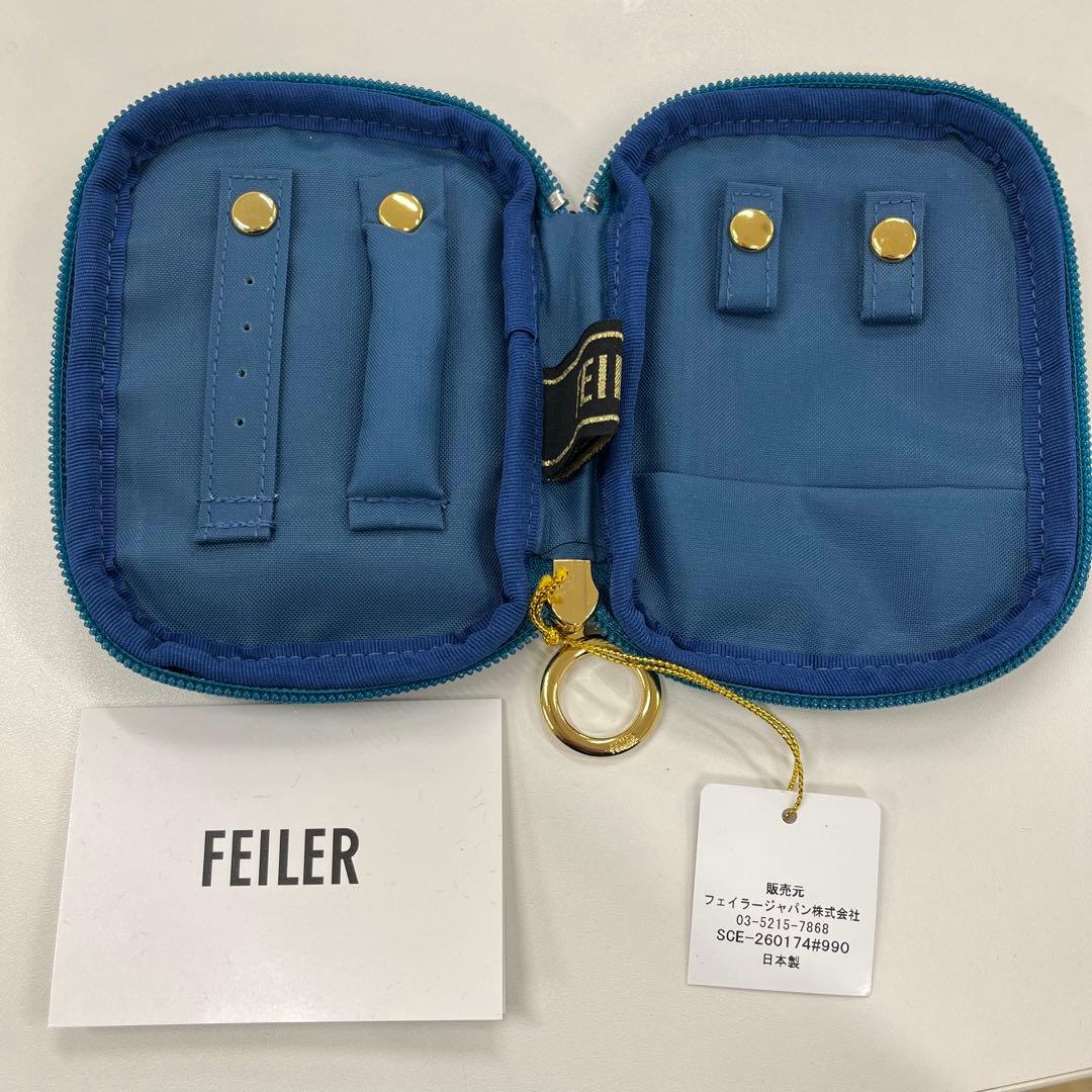 FEILER フェイラー シンス フラット アクセサリー ポーチ セット