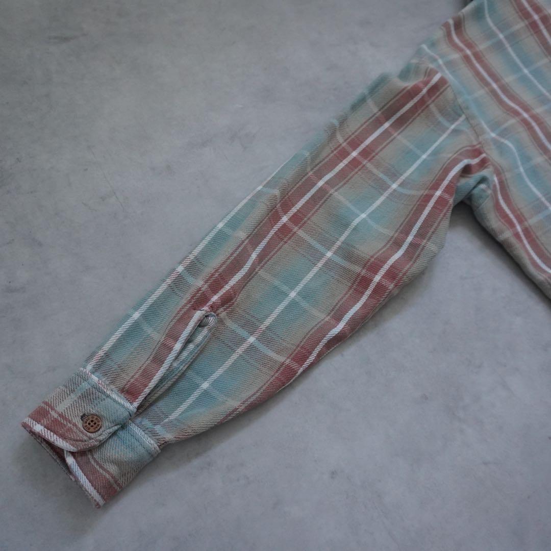 【80s】BIGMACビッグマック ネルシャツ USA製 M ヘビネル