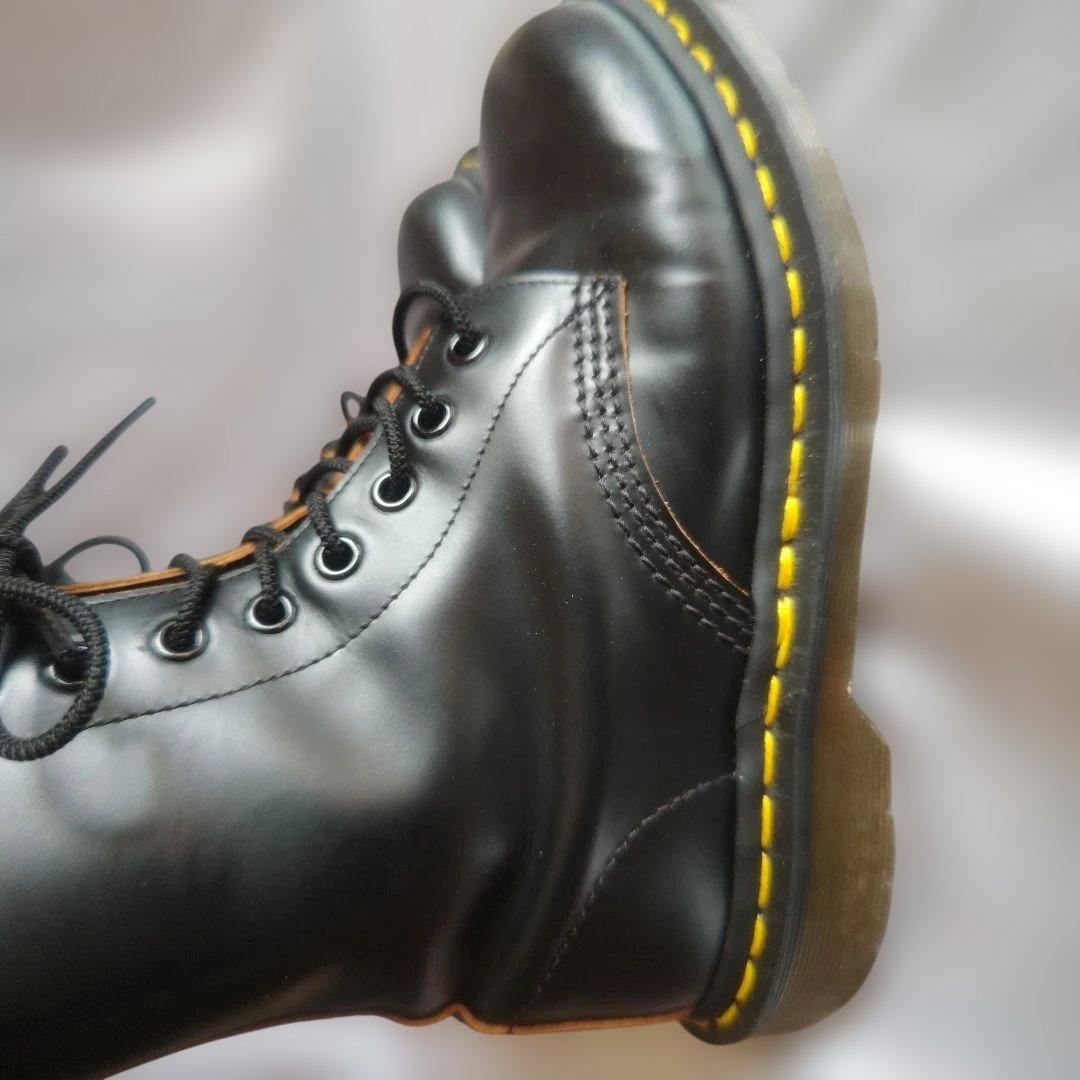希少英国製 完全復刻モデルドクターマーチン茶芯 8ホールブーツ23.0〜23.5
