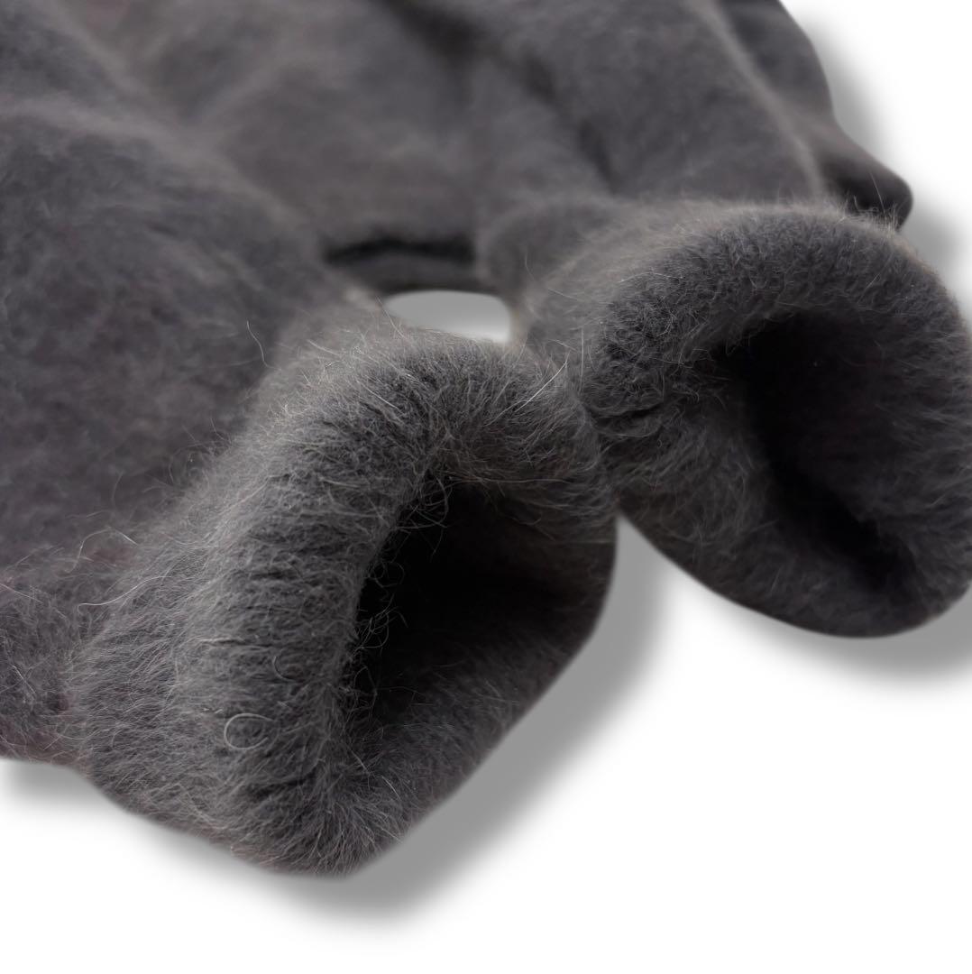 【美品】SNIDEL フォックスアルパカオフショルプルオーバー ダークグレー