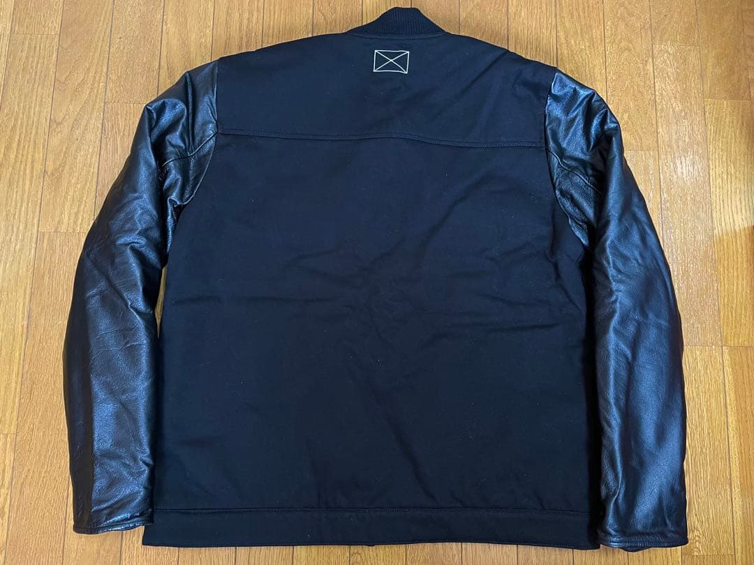 ジャケット・アウター MLVINCE beringer leather sleeve jacket