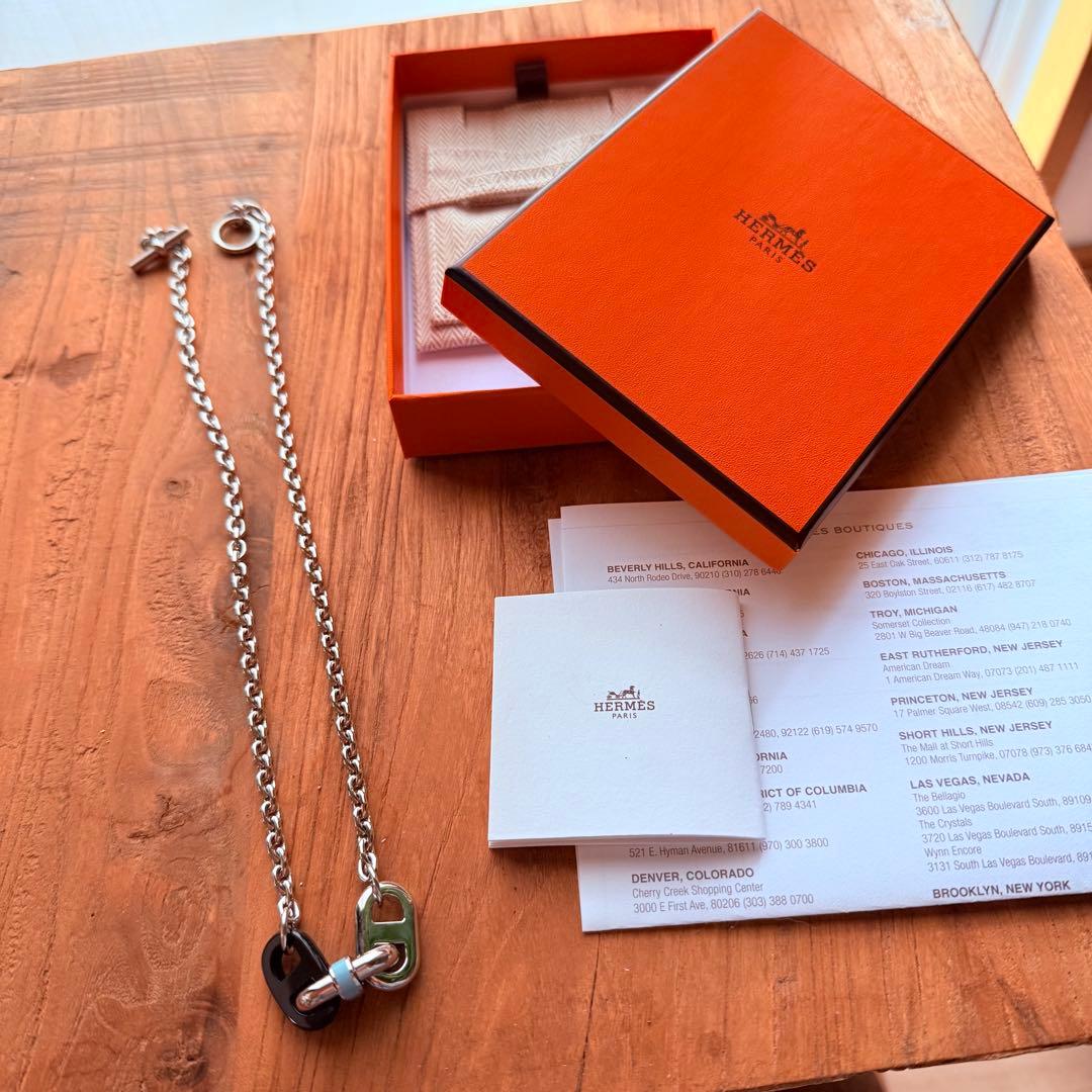 2日限定セール！★正規品★HERMES 　マイヨン　メンズ　ネックレス　エルメス
