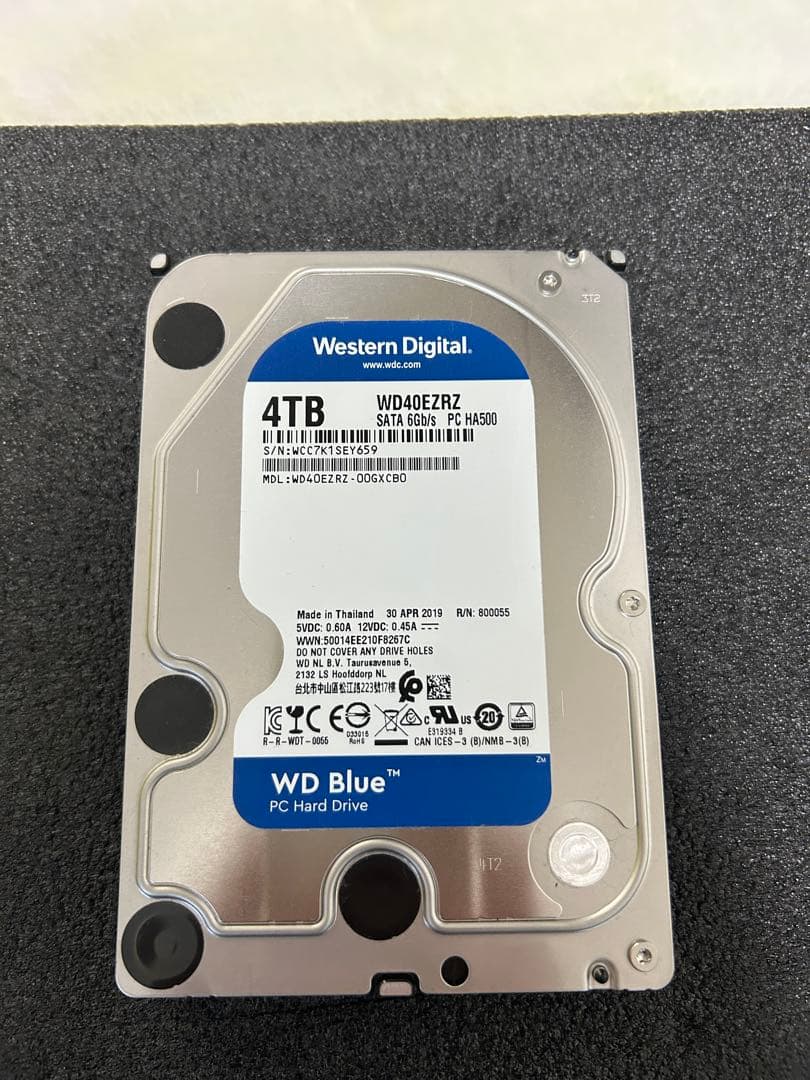 WDC WD40EZRZ ウエスタンデジタル　HDD 4TB 内蔵型HDD