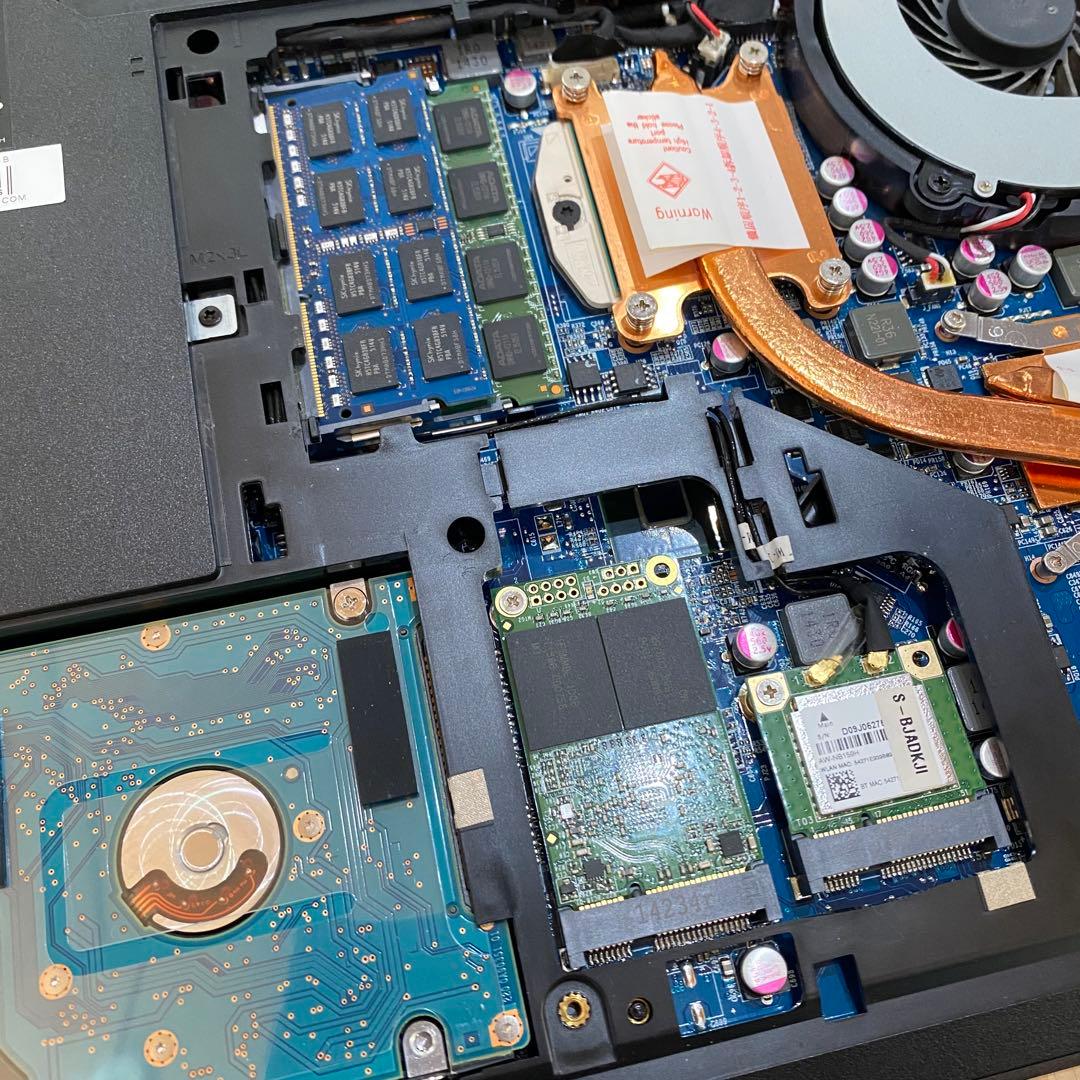 訳あり 15インチノート メモリ16G / 128GB SSD /1TB HDD