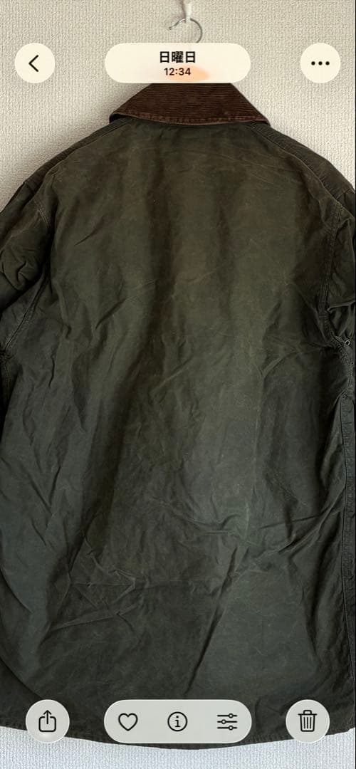 Barbour Border ジャケット オリーブグリーン【最終値引き】