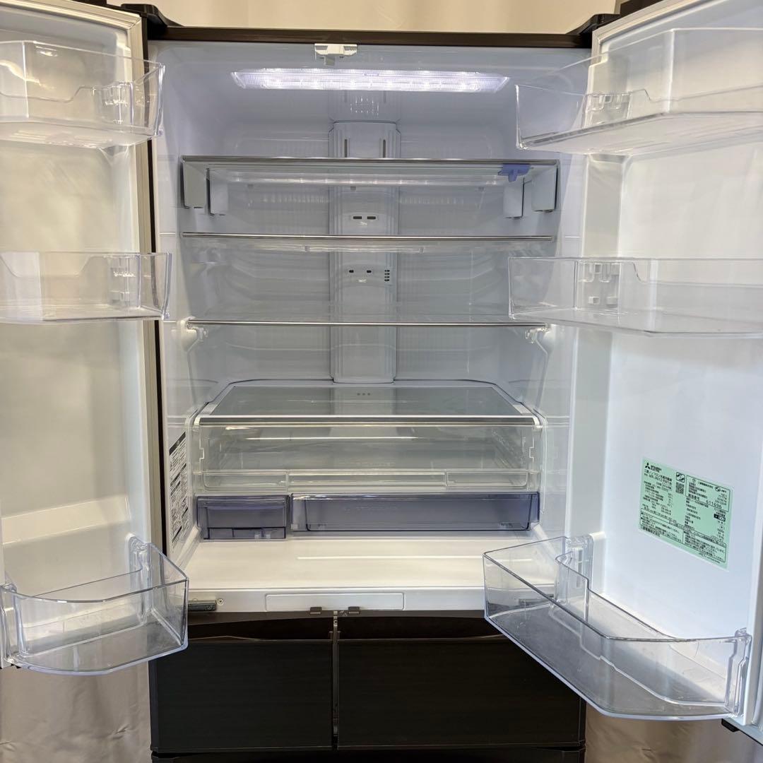 ★24　冷蔵庫　三菱　600L級　大型　フレンチドア　安い　おしゃれ　設置無料