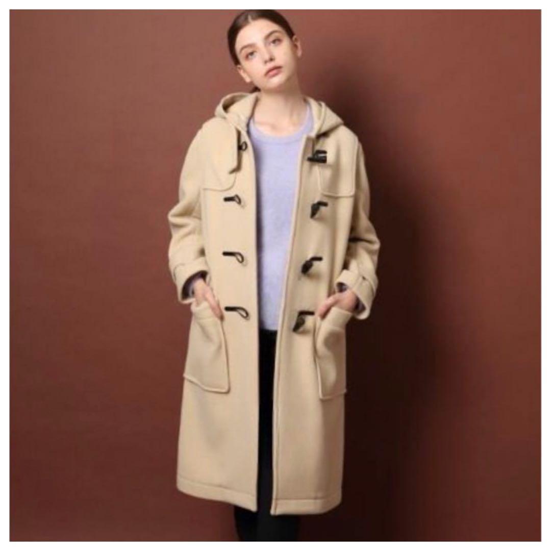 極美品✨ドレステリア Super140'sダッフルコート フード付きロングコート