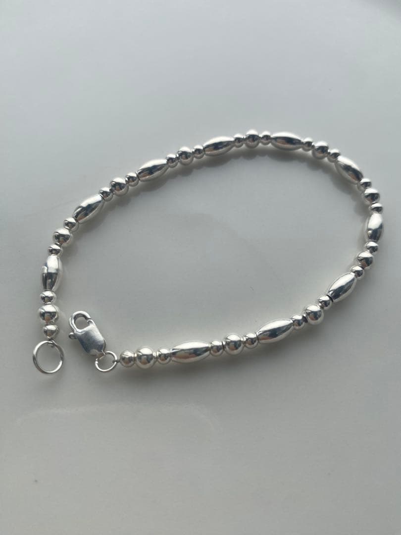 silver シルバー 925 ビーズ ブレスレット17 18 18 19 20