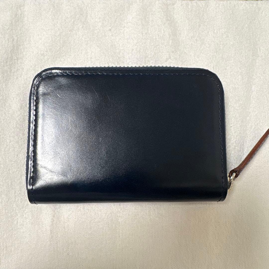 【土屋鞄】 コードバン ファスナーパース