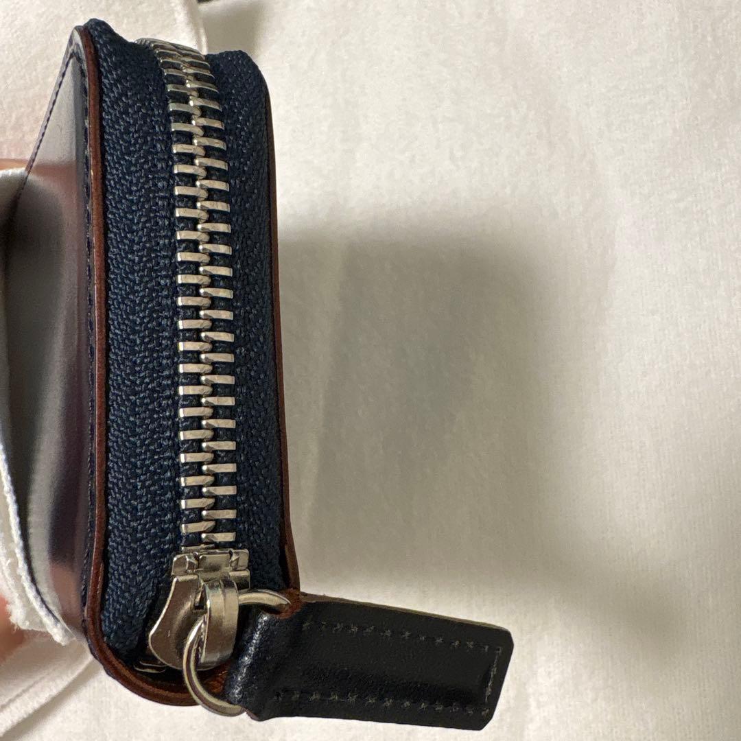 【土屋鞄】 コードバン ファスナーパース