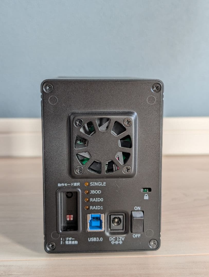 RATOC RS-EC32-U3R RAIDケース + 東芝 HDD 8TB×2