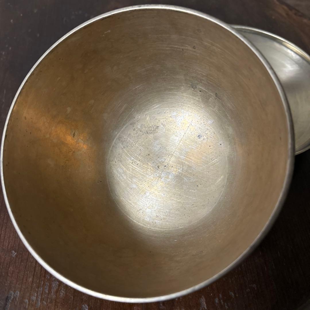 韓国　古い真鍮製の器　3点　その16アンティーク　古道具　韓国骨董　李朝