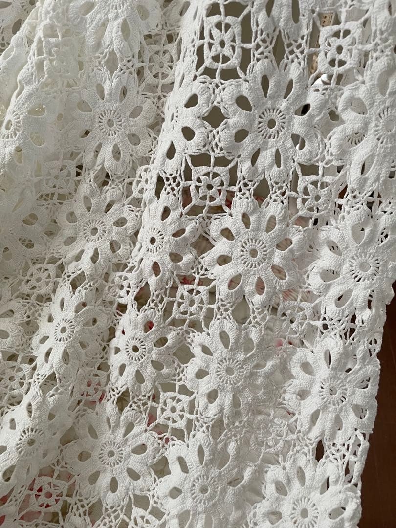 ˚✧₊⁎断捨離SALE⁎⁺˳✧༚ハンドメイド レース ベッドカバー♡イギリス製