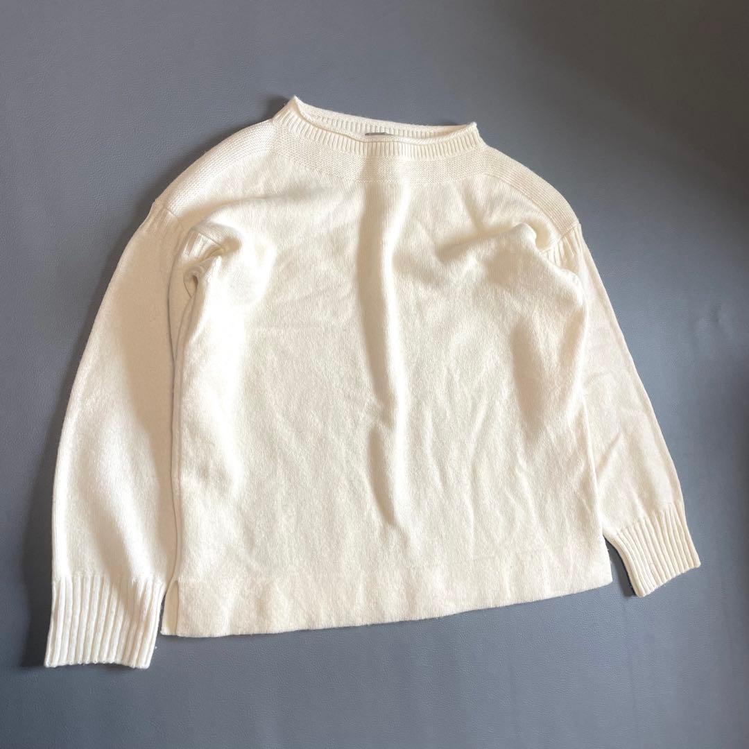 【マーガレットハウエル】ニット セーター ハイネック ウール コットン Ⅱ