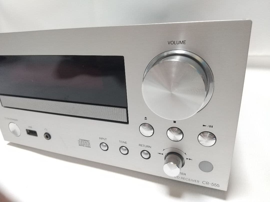 ONKYO CR-555 オンキョー ミニコンポ シルバー