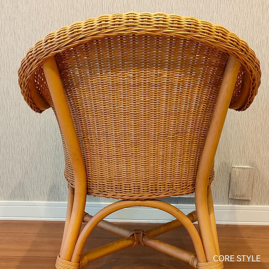 ラタン　アームチェア　ナチュラル