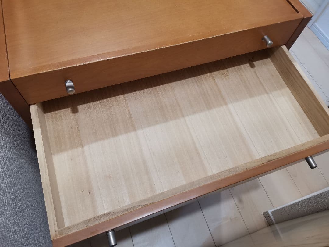 [再値下げ 最終価格] ナチュラルウッド ドレッサー・鏡台