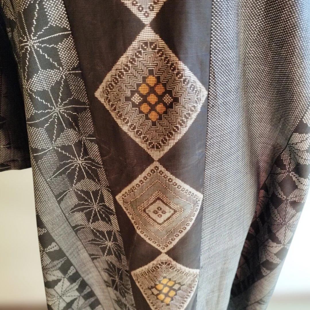 着物リメイク 大島 龍郷 ワンピース チュニック