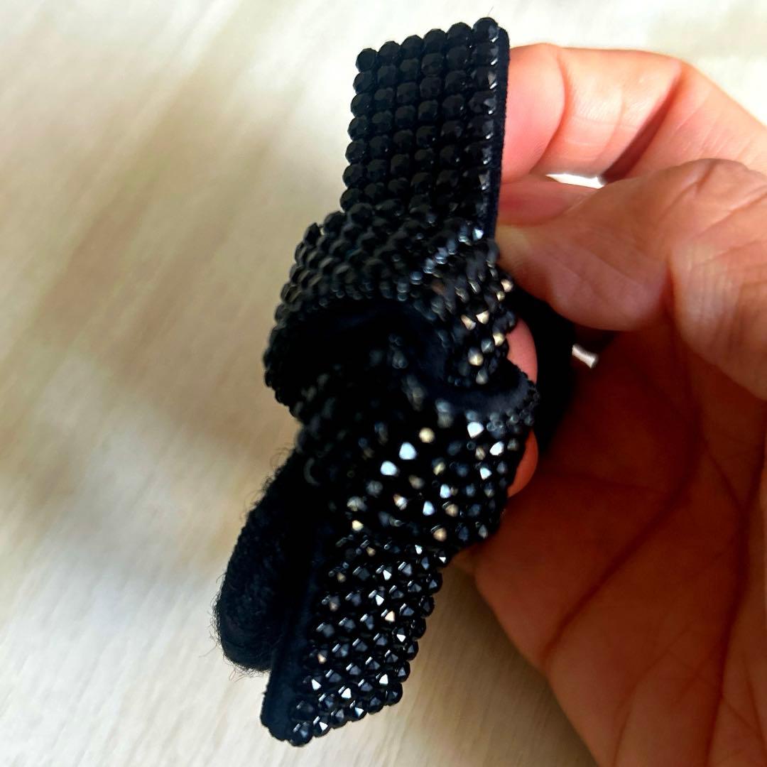 acca ドレスポニー 黒 オードリー人気 保存袋付き　現在店頭価格34650円