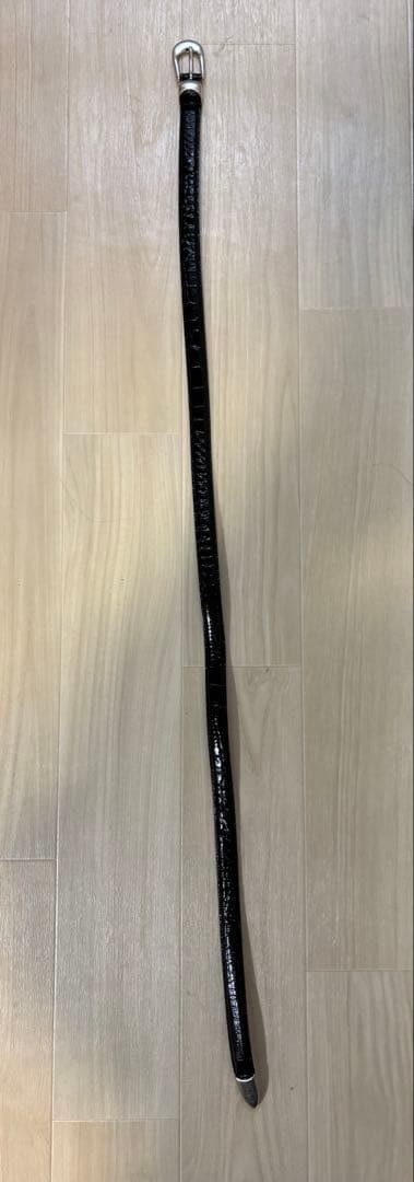 OUR LEGACY 2CM BELT クロコダイル 80