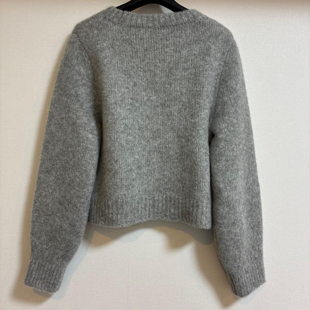 フォクシー　シルクカシミヤ　Knit Top(Palmier)　40 ロゴ