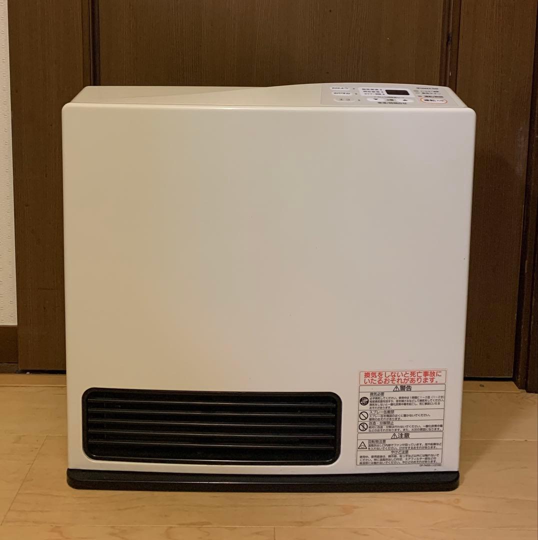 【美品】リンナイ　都市ガスファンヒーター　RC-M4001E　ホース付