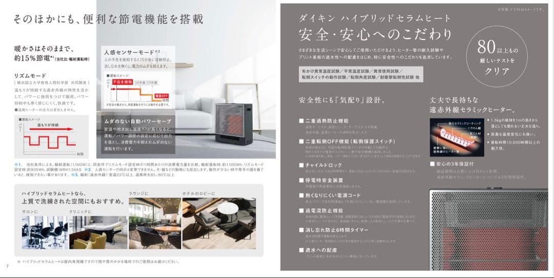 DAIKIN HYBRID CERAMHEAT セラミックファンヒーター